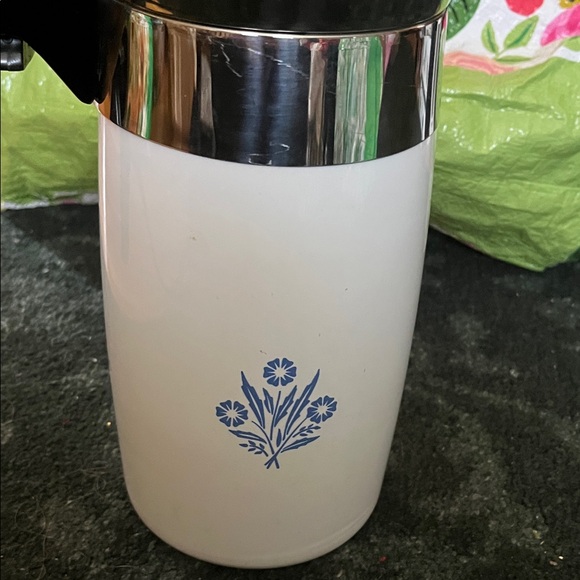 Corningware White and Blue Coffee Percolator EXCELLENT condition 10cups - Picture 4 of 10